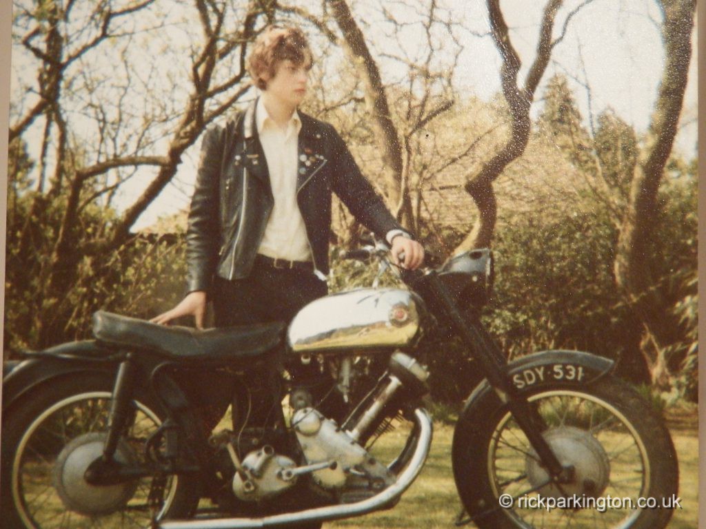 1980. Me at 16 with my £150 650 Panther