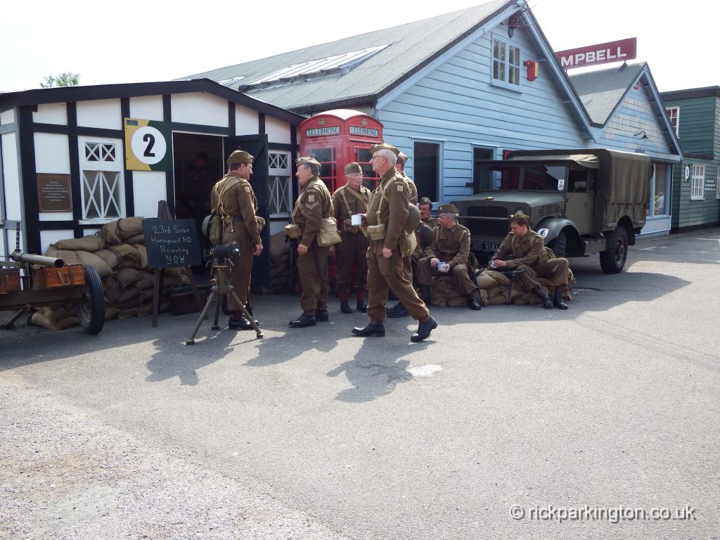 The 'ome Guard doing their bit for Blighty