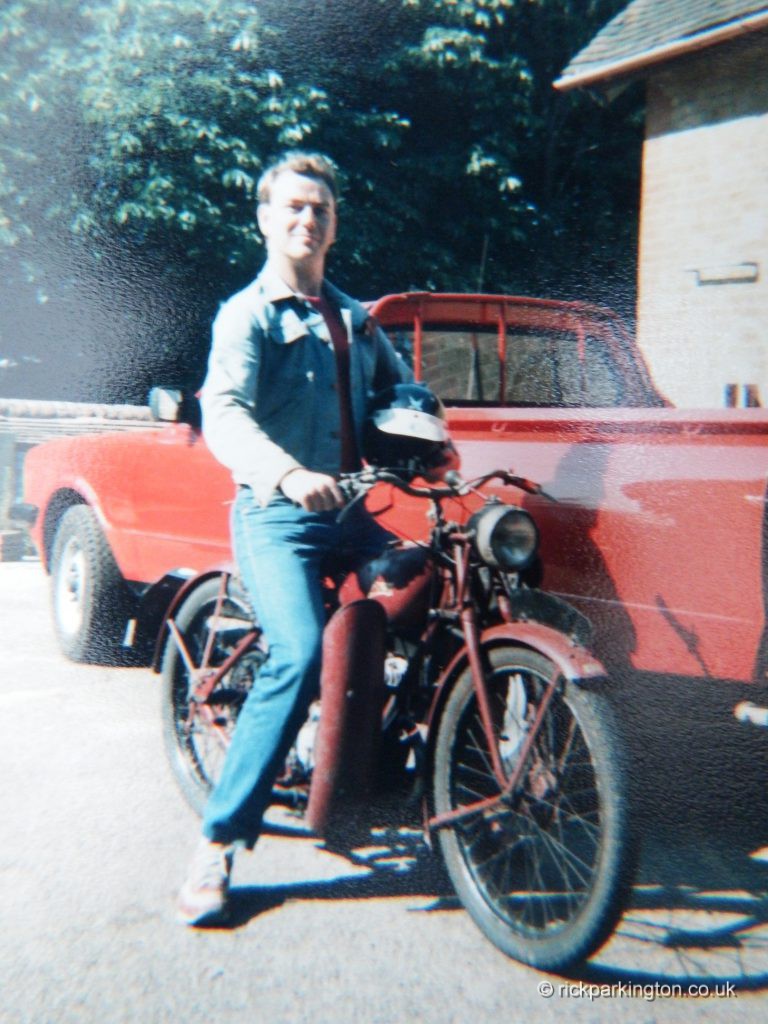 Alan on a 98cc Bown c 1986